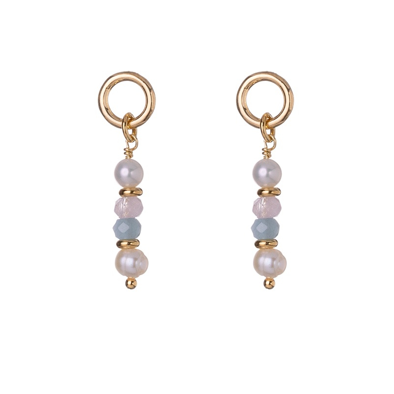 Okouzlující visací náušnice s pravými perlami a morganitem AL4512.01.000 Alisia Okouzlující visací náušnice s pravými perlami a morganitem AL4512.01.000 Alisia