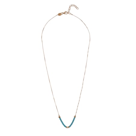 Půvabný pozlacený náhrdelník pro ženy s tyrkysem a perletí AL4989.01.000 Alisia