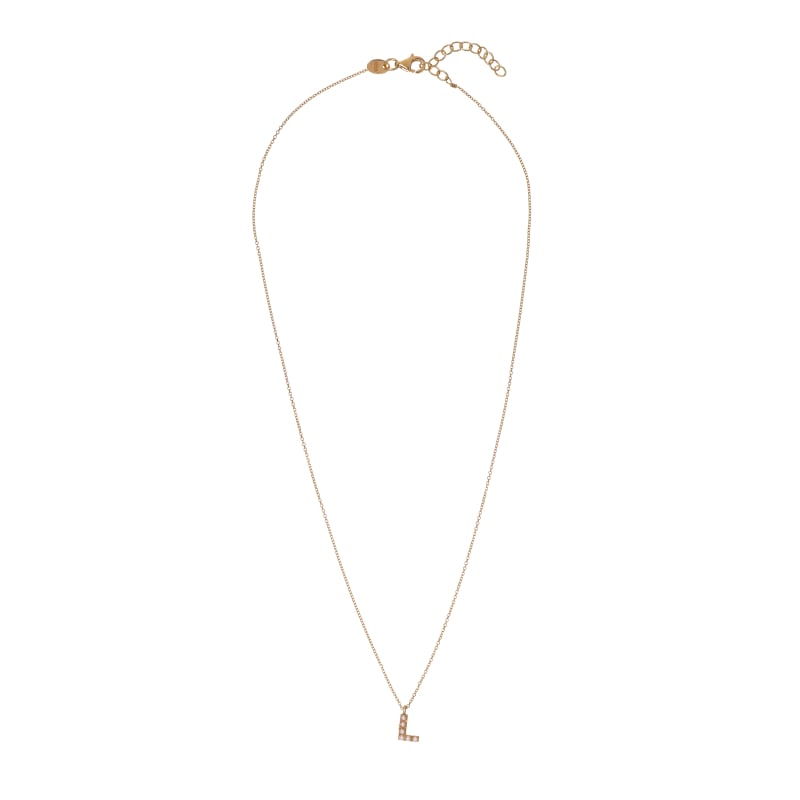 Pozlacený náhrdelník se Swarovski perličkami "L" AL4258.01.912 Alisia Pozlacený náhrdelník se Swarovski perličkami "L" AL4258.01.912 Alisia