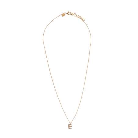 Pozlacený náhrdelník se Swarovski perličkami "E" AL4258.01.905 Alisia