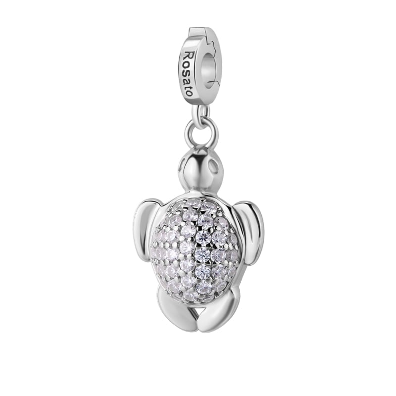 Slušivý stříbrný přívěsek Mořská želvička Storie RZ255R Rosato Slušivý stříbrný přívěsek Mořská želvička Storie RZ255R Rosato