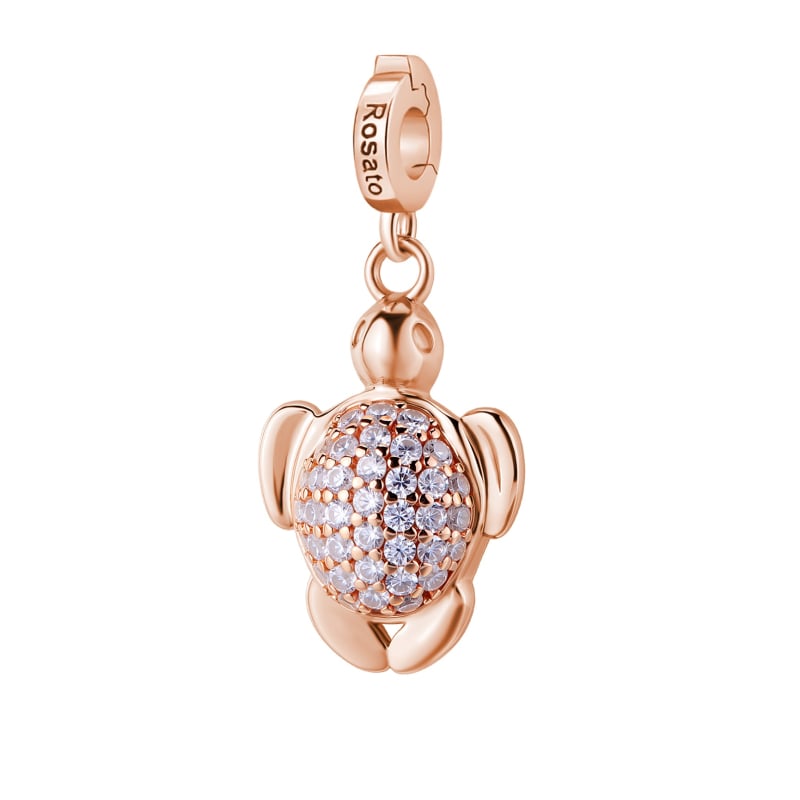 Slušivý pozlacený přívěsek Mořská želvička Storie RZ255 Rosato Slušivý pozlacený přívěsek Mořská želvička Storie RZ255 Rosato