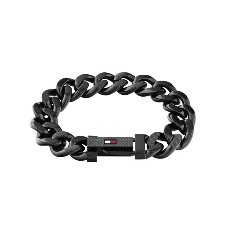 Výrazný černý náramek z oceli Wild 2790639 Tommy Hilfiger Výrazný černý náramek z oceli Wild 2790639 Tommy Hilfiger