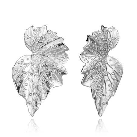 Jedinečné stříbrné náušnice Listy 2313E000-00 Viceroy