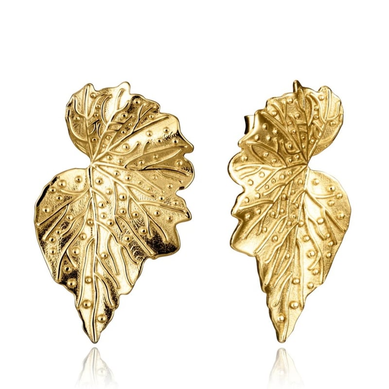 Jedinečné pozlacené náušnice Listy 2313E100-00 Viceroy Jedinečné pozlacené náušnice Listy 2313E100-00 Viceroy