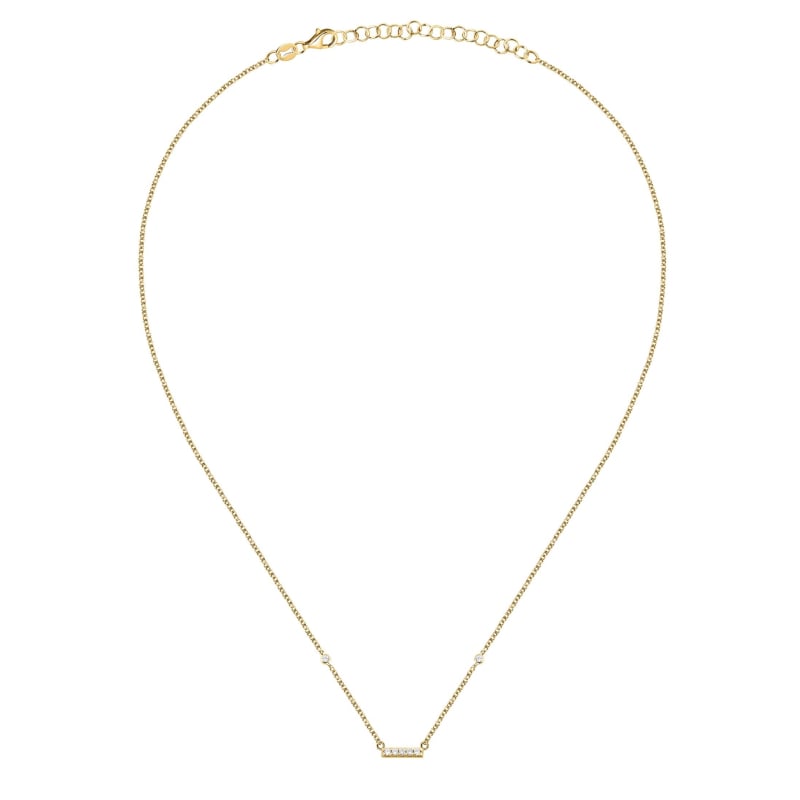 Elegantní pozlacený náhrdelník s kubickými zirkony Silver LPS10AWV81 La Petite Story