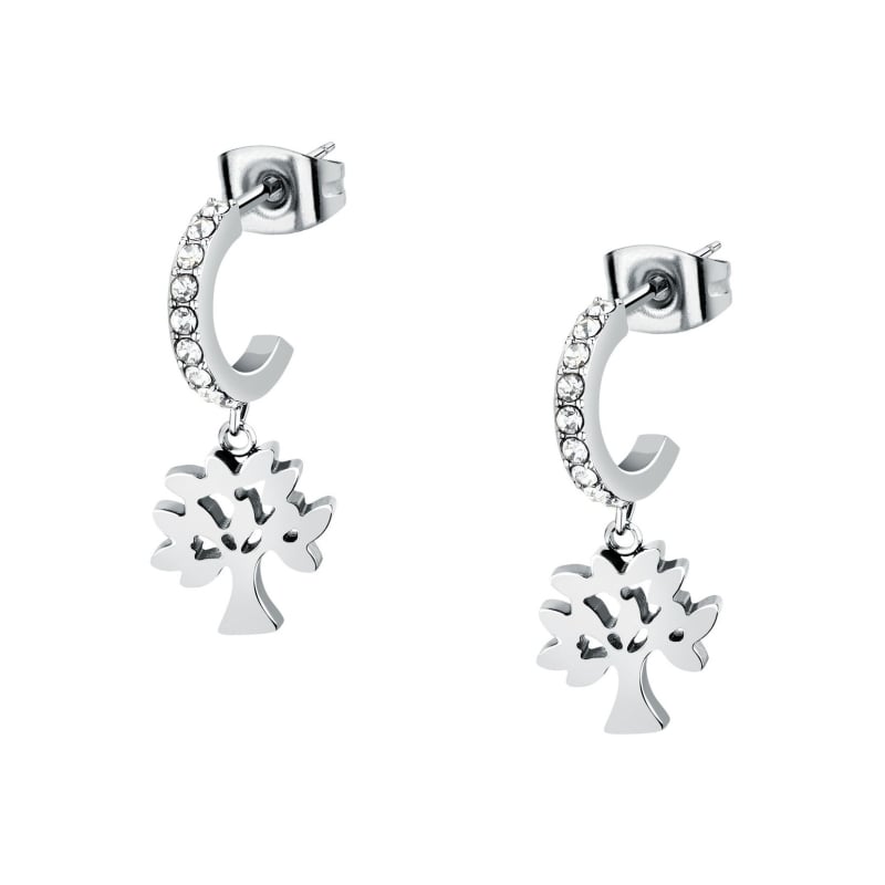 Nadčasové ocelové náušnice Strom života LPS01AYQ120 La Petite Story