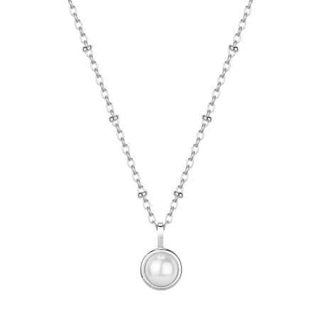 Stříbrný náhrdelník s perlou shell Essential BNL133 Brosway