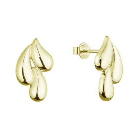 Pozlacené visací náušnice Kapky 61083/AU Evolution Group