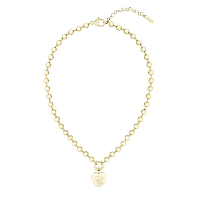 Fashion pozlacený náhrdelník Love My Croc 2040508 Lacoste