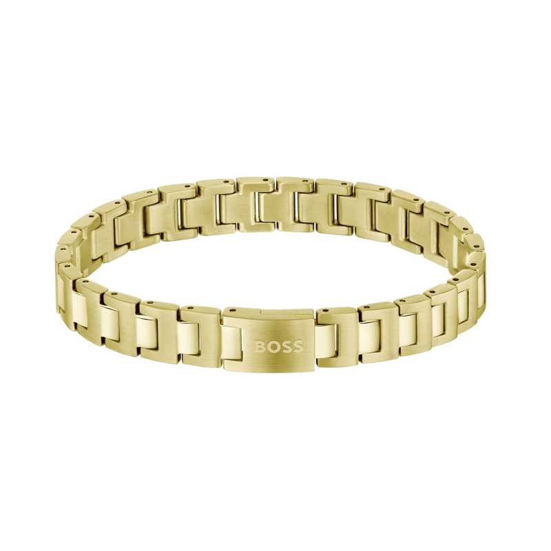 Pozlacený náramek pro muže Candor 1580753 Hugo Boss Pozlacený náramek pro muže Candor 1580753 Hugo Boss