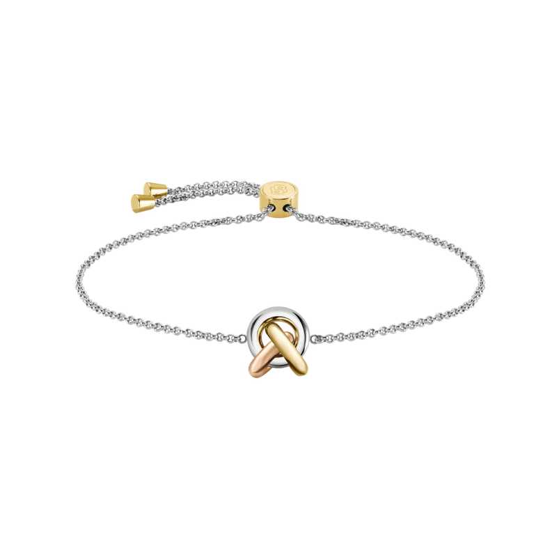 Půvabný dámský tricolor náramek Harmonie 1580772 Hugo Boss Půvabný dámský tricolor náramek Harmonie 1580772 Hugo Boss