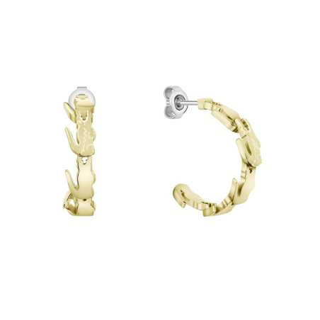 Fashion kruhové náušnice Crocodile 2040515 Lacoste