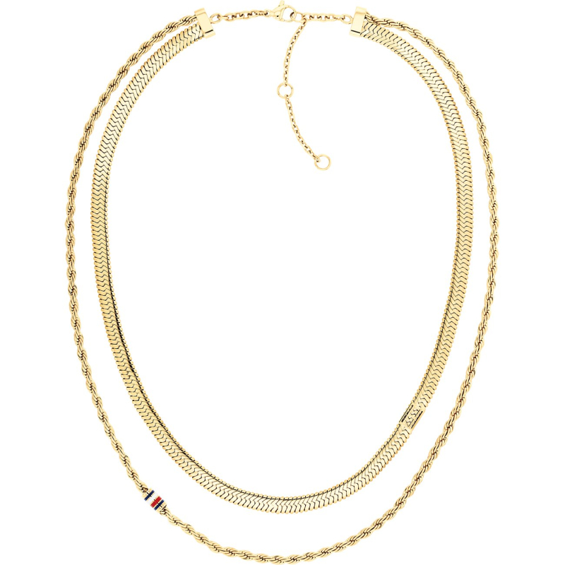 Elegantní pozlacený náhrdelník 2780980 Tommy Hilfiger Elegantní pozlacený náhrdelník 2780980 Tommy Hilfiger