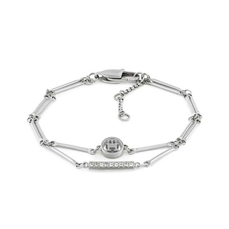 Módní dvojitý náramek s krystaly 2780999 Tommy Hilfiger Módní dvojitý náramek s krystaly 2780999 Tommy Hilfiger