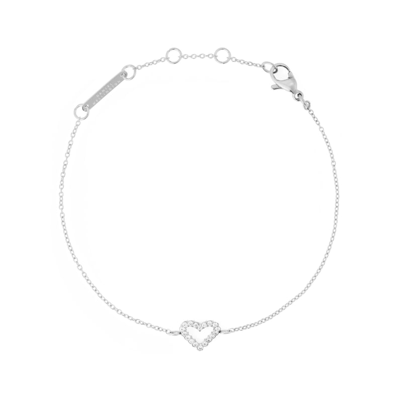 Půvabný ocelový náramek se srdíčkem Mirelle DW00401619 Daniel Wellington