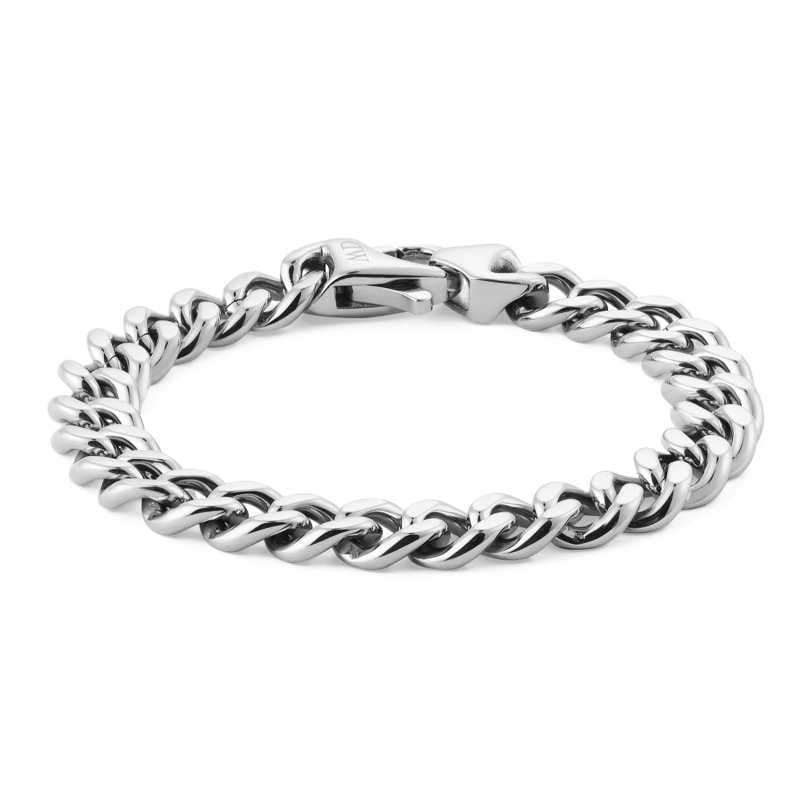 Pánský ocelový náramek Ellipse Cuban Chain DW0040166 Daniel Wellington / Délka: 19,5 cm