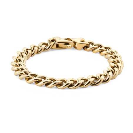 Pánský pozlacený náramek Ellipse Cuban Chain DW0040166 Daniel Wellington / Délka: 18,5 cm