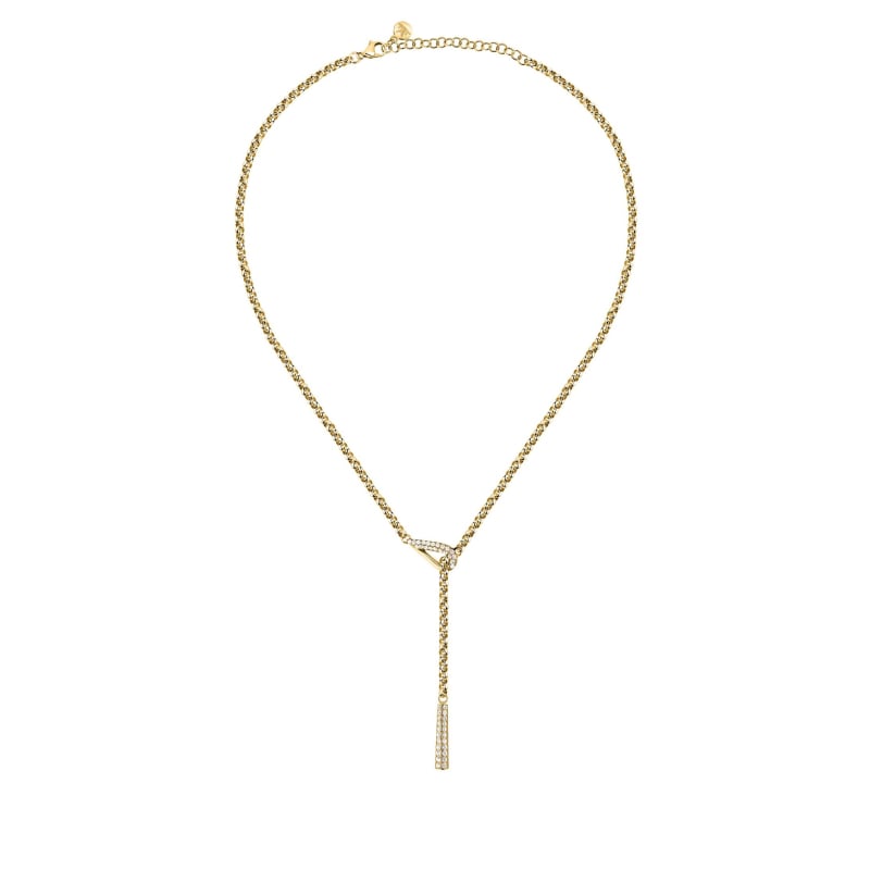 Pozlacený flexibilní náhrdelník s krystaly Design SAYP20 Morellato Pozlacený flexibilní náhrdelník s krystaly Design SAYP20 Morellato