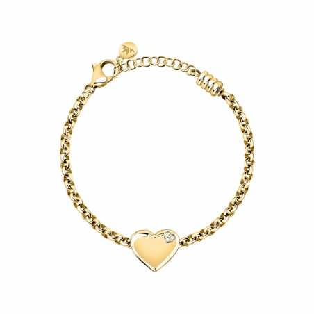 Romantický pozlacený náramek z oceli Drops SCZ1418 Morellato