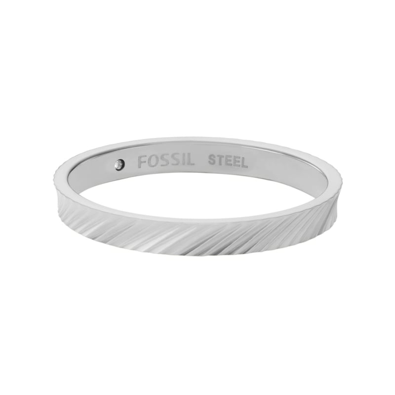 Moderní ocelový prsten Harlow JF04757040 Fossil / Obvod: 57 mm - 57 mm