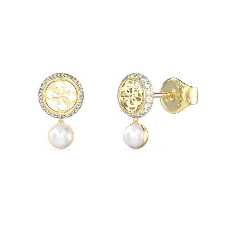 Stylové pozlacené náušnice s perličkou Tiny Pearly JUBE05517JWYGT/U Guess Stylové pozlacené náušnice s perličkou Tiny Pearly JUBE05517JWYGT/U Guess