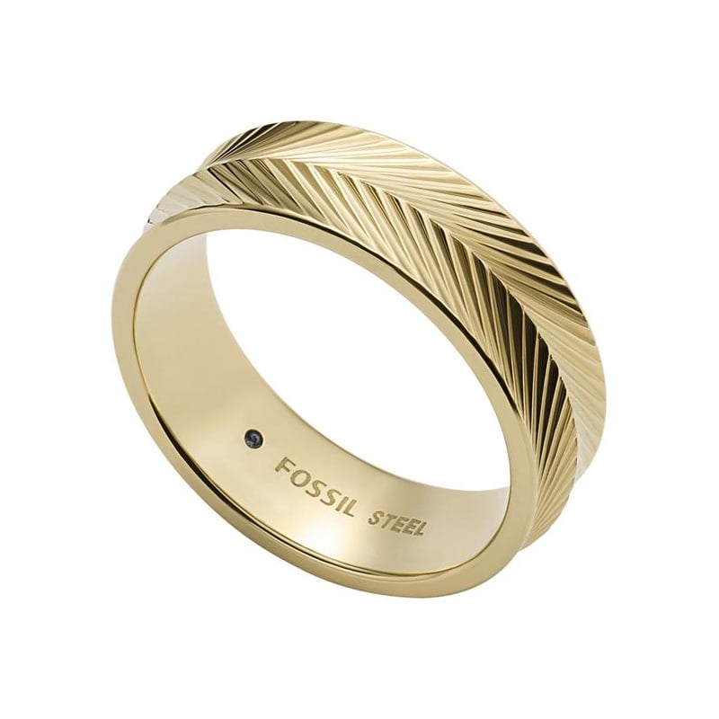 Elegantní pozlacený prsten Harlow JF04118710 Fossil / Obvod: 60 mm - 60 mm Elegantní pozlacený prsten Harlow JF04118710 Fossil / Obvod: 60 mm - 60 mm
