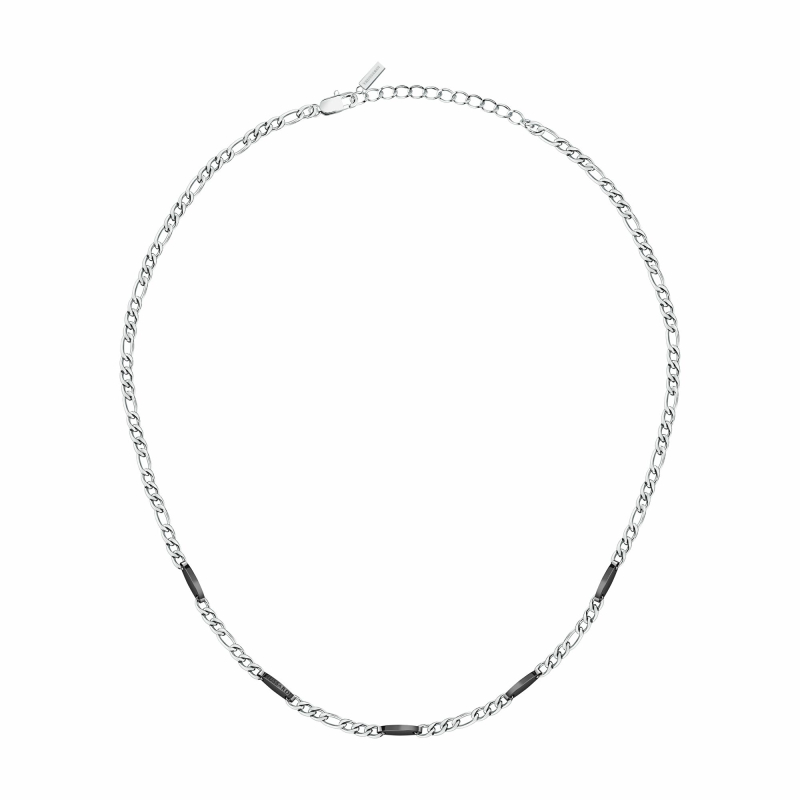 Elegantní náhrdelník pro muže z oceli T-Steel TJAXV31 Trussardi Elegantní náhrdelník pro muže z oceli T-Steel TJAXV31 Trussardi