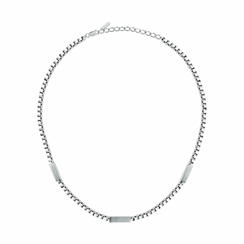 Pánský náhrdelník z oceli T-Steel TJAXV30 Trussardi Pánský náhrdelník z oceli T-Steel TJAXV30 Trussardi