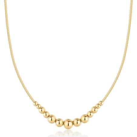 Pozlacený náhrdelník s korálky Perfect BPC06 Brosway