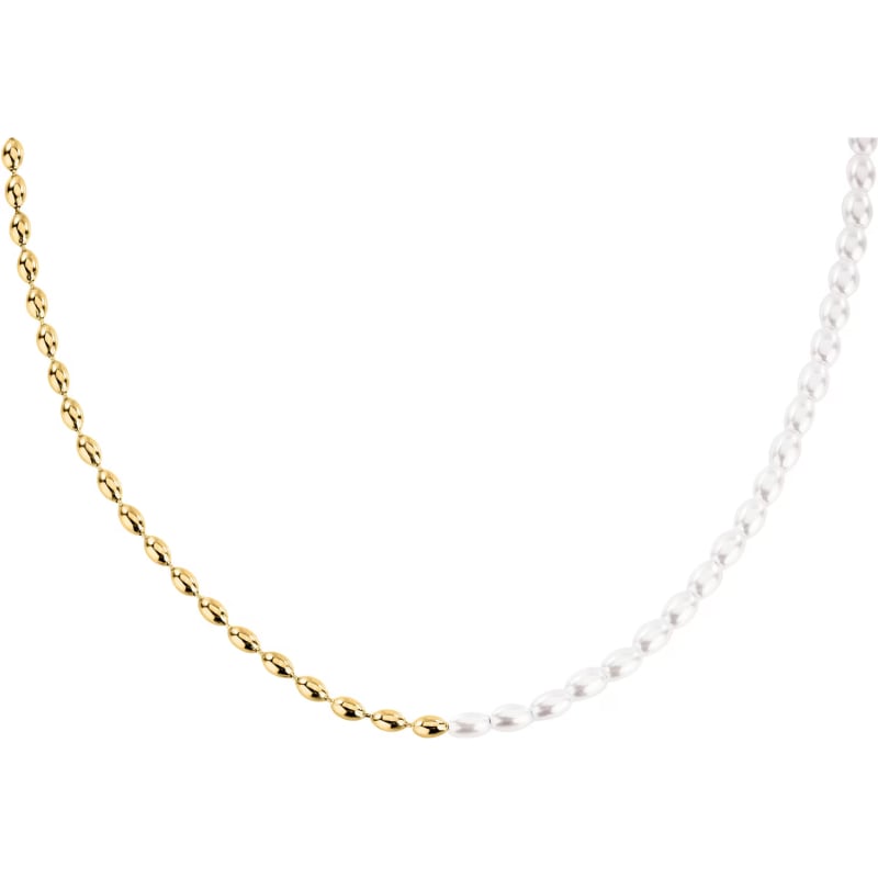 Designový pozlacený náhrdelník s perličkami Pearl LPS10AZA08 La Petite Story Designový pozlacený náhrdelník s perličkami Pearl LPS10AZA08 La Petite Story