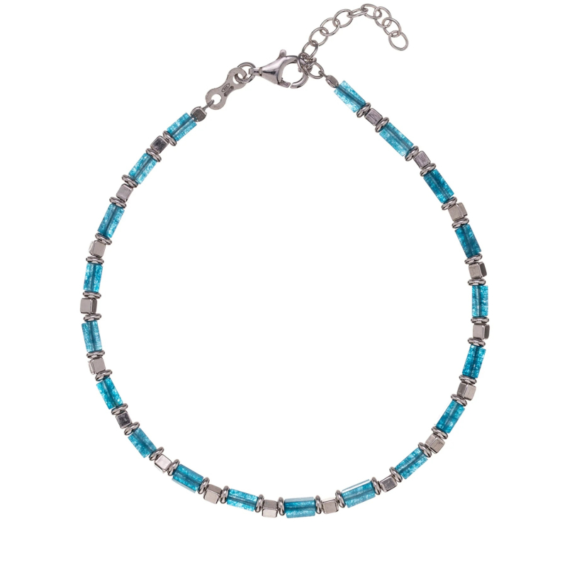 Stylový stříbrný náramek pro muže AL5096-Argento-Blu Alisia Stylový stříbrný náramek pro muže AL5096-Argento-Blu Alisia