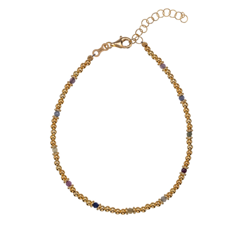 Pánský korálkový náramek se safírem AL4588.01.000 Alisia Pánský korálkový náramek se safírem AL4588.01.000 Alisia