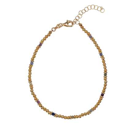 Pánský korálkový náramek se safírem AL4588.01.000 Alisia