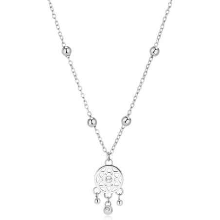 Ocelový náhrdelník Lapač snů s krystaly Witch SWH09 S Agapo