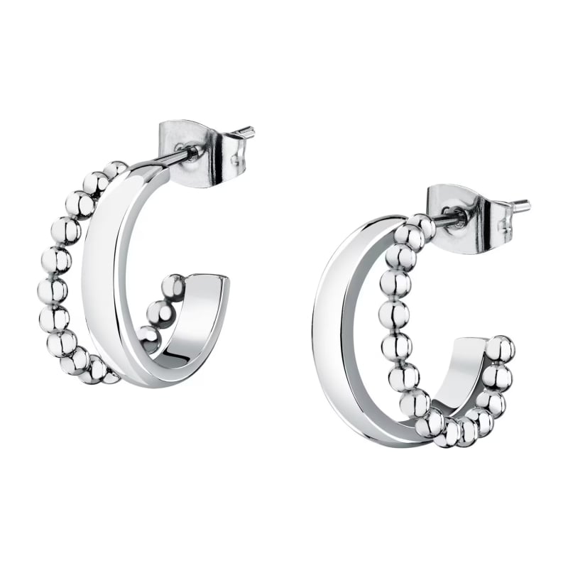 Designové kruhové náušnice z oceli Earrings LPS01AYQ135 La Petite Story Designové kruhové náušnice z oceli Earrings LPS01AYQ135 La Petite Story