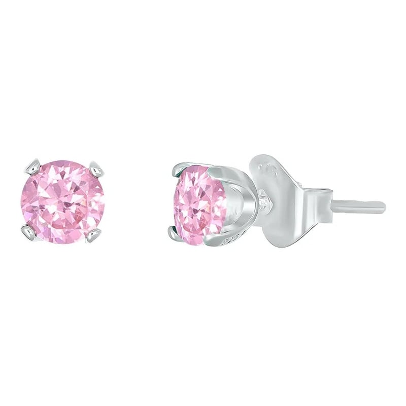 Stříbrné pecky s růžovým krystalem Feel 42270.LRO.S Crystalp Stříbrné pecky s růžovým krystalem Feel 42270.LRO.S Crystalp