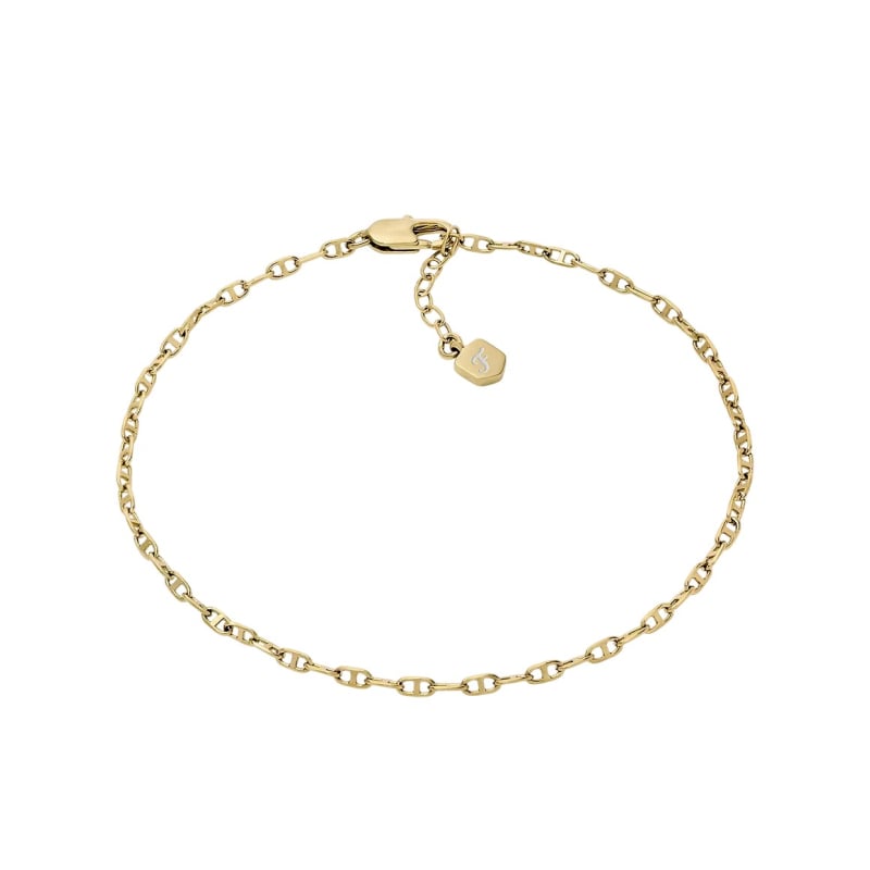 Krásný pozlacený řetízek na nohu JA7279710 Fossil Krásný pozlacený řetízek na nohu JA7279710 Fossil