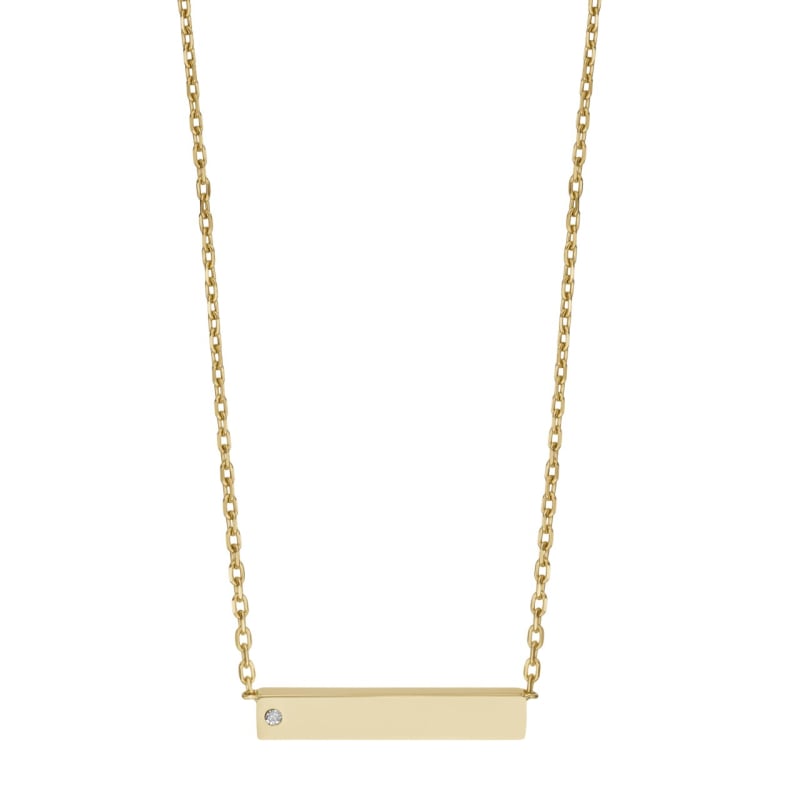 Moderní pozlacený náhrdelník s krystalem JOF00820710 Fossil Moderní pozlacený náhrdelník s krystalem JOF00820710 Fossil