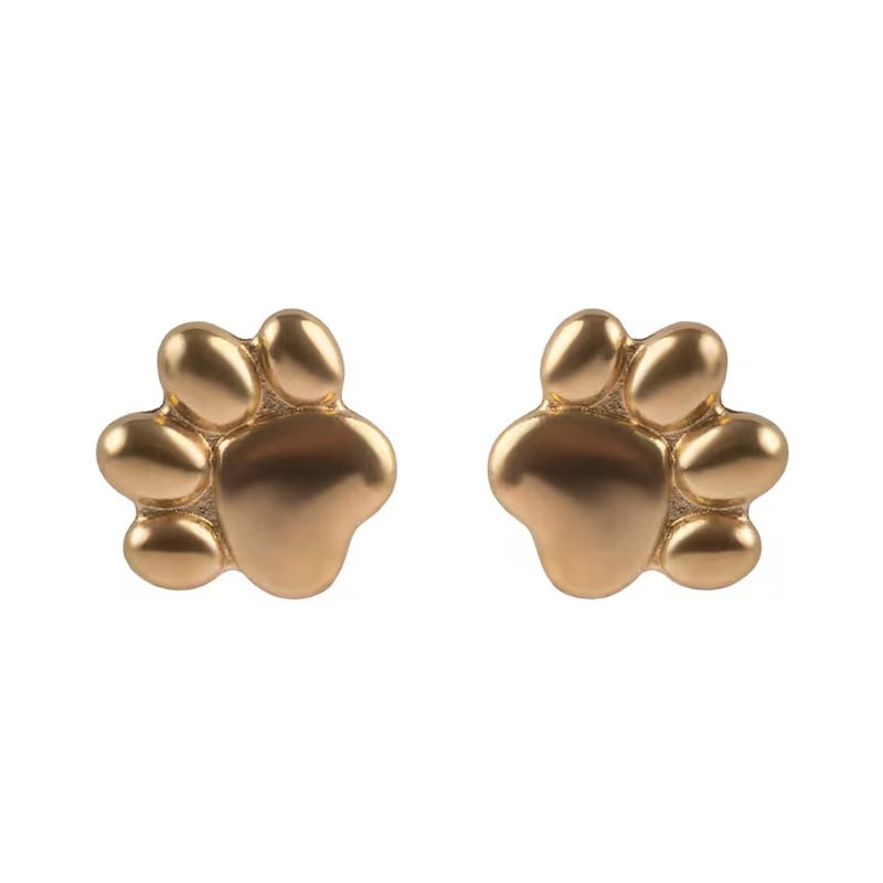 Pozlacené náušnice Tlapky Ysolde EWE250383G Emily Westwood
