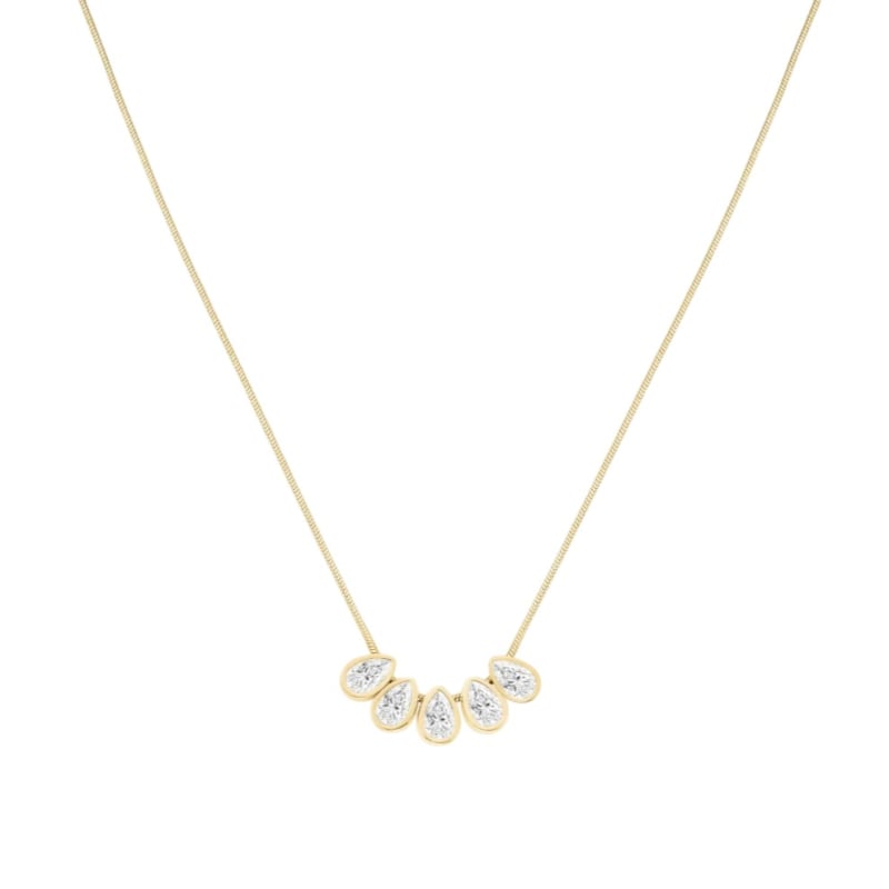 Pozlacený dámský náhrdelník s krystaly Kapka JNCDG-J1177 Rosefield Pozlacený dámský náhrdelník s krystaly Kapka JNCDG-J1177 Rosefield