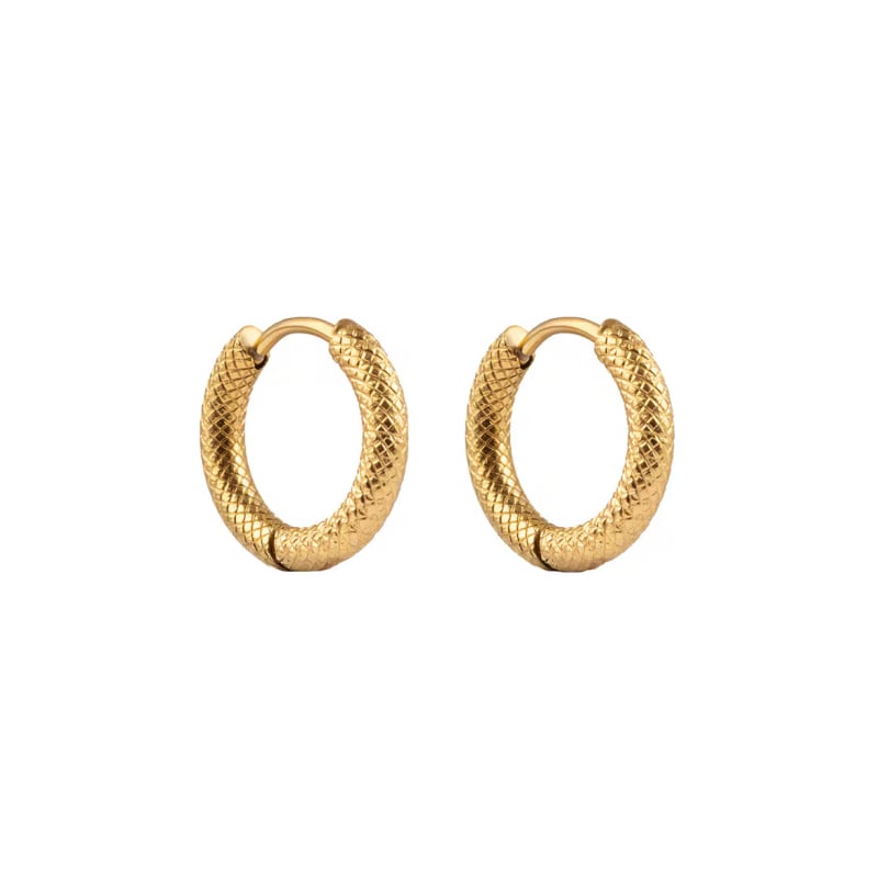 Nadčasové pozlacené kruhy Melarose EWE250297G Emily Westwood