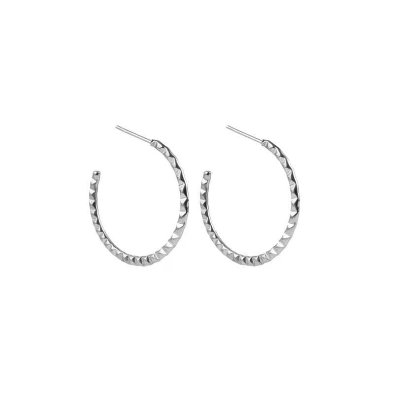 Slušivé ocelové kruhy Oravelle EWE250304S Emily Westwood