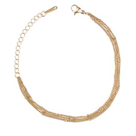 Trojitý pozlacený náramek Myelisse EWB250358G Emily Westwood