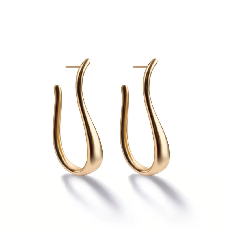 Módní pozlacené náušnice Zenya MCE250341G Marc Malone Módní pozlacené náušnice Zenya MCE250341G Marc Malone