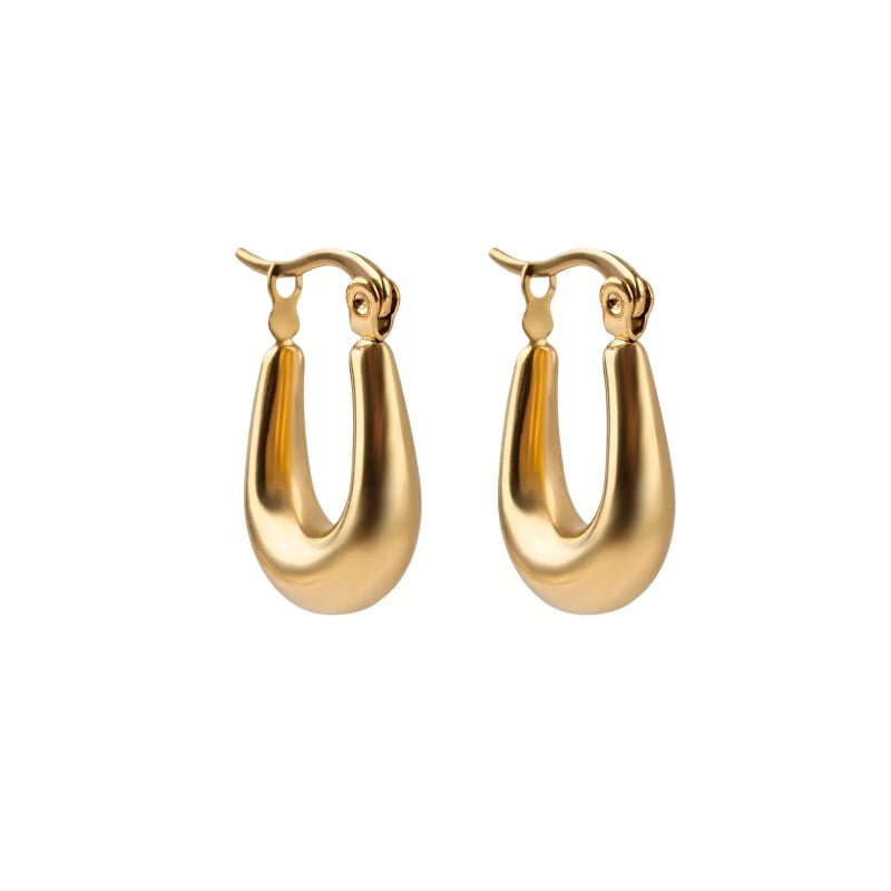 Výrazné oválné náušnice Vyne MCE250298G Marc Malone