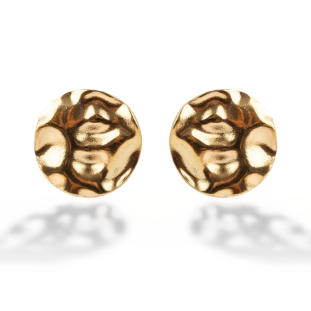 Moderní peckové náušnice Crysté MCE250301G Marc Malone