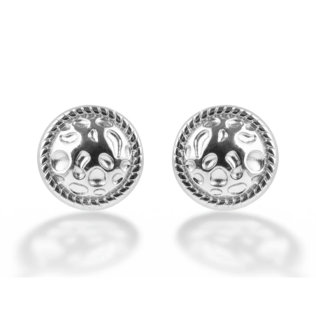 Ocelové náušnice pecky Halcy MCE250311S Marc Malone