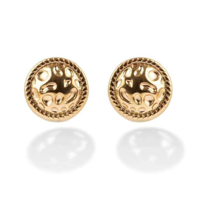 Pozlacené náušnice pecky Sable MCE250311G Marc Malone Pozlacené náušnice pecky Sable MCE250311G Marc Malone