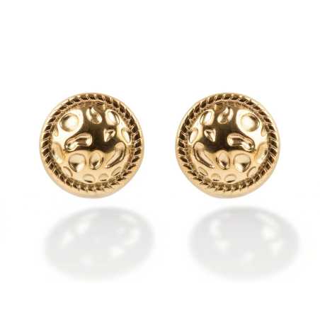 Pozlacené náušnice pecky Sable MCE250311G Marc Malone